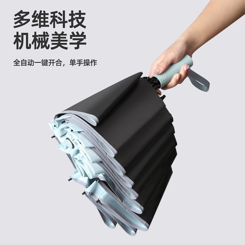 反向全自动雨伞大号男士加固加厚结实抗风晴雨两用车载太阳遮阳伞 - 图3