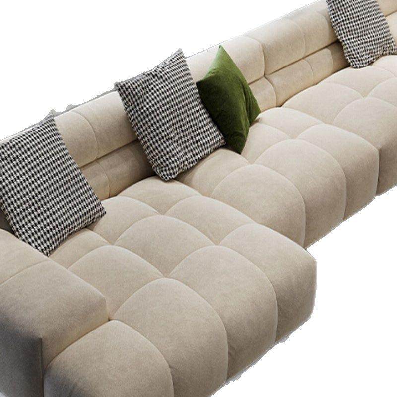 意式极简磨砂布泡芙沙发现代简约小户型科技布沙发客厅豆腐块沙发,淘宝优惠券,粉丝福利购,淘宝优惠卷