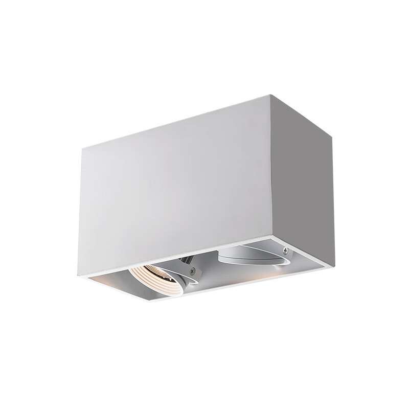 Yudao surface-mounted double-head spotlight living room anti-glare smart dimming color-less main light bold light conjoined downlight cob
