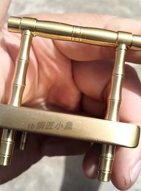 真铜黄铜板凳手机支架手机底座小椅子桌面迷你小凳子全纯铜工艺品