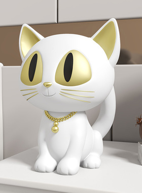 小猫存钱罐儿童女孩可存可取卡通公仔桌面装饰品学生闺蜜生日礼物