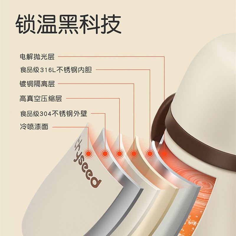 世喜保温杯婴儿童吸管式喝水杯316不锈钢保温奶瓶宝宝外出热水杯,淘宝优惠券,粉丝福利购,淘宝优惠卷