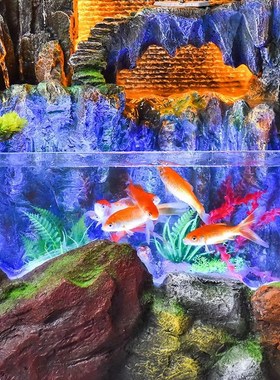 假山流水喷泉水景摆件客厅阳台办公室庭院循环水加湿乔迁鱼缸造景