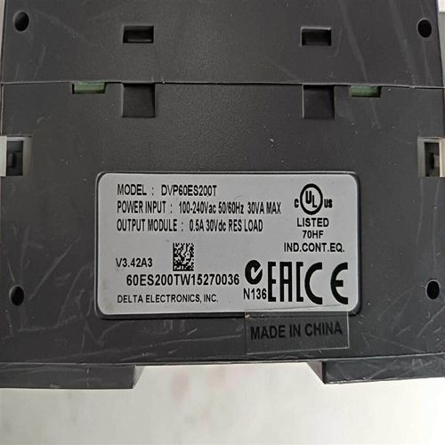 Delta/台达 台达 DVP60ES200T,v3.42A(都是电子) - 图0