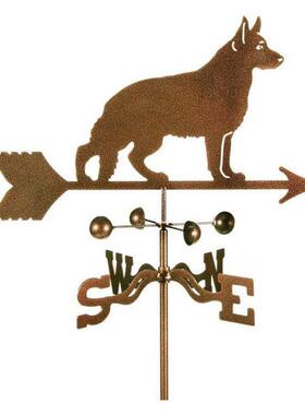 欧花园GVU铁风向标指用路标屋顶装饰品美庭院园艺林品金属插件可