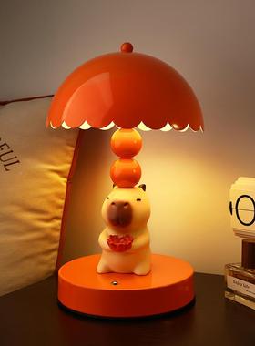 贝汉美卡台皮巴拉灯摆件小25020703夜灯床头结友灯新婚婚订婚520