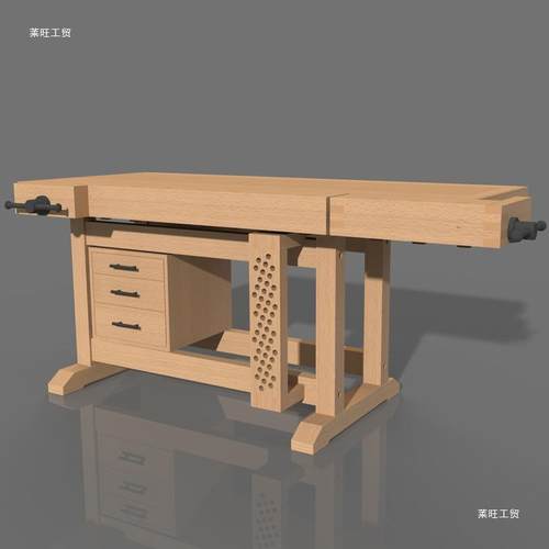 木工验台钳木工工作台多作功能实木操台维修台手工承重模具桌TDO - 图0