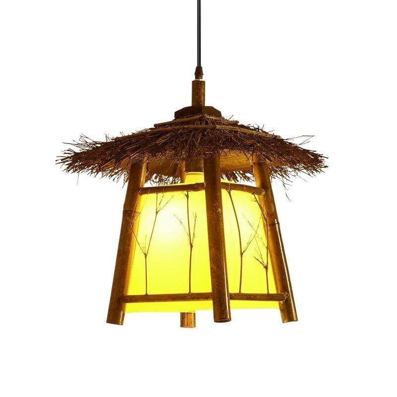 创意术草帽吊灯灯艺47罩灯复古餐厅宿个性藤编灯笼日式竹编藤艺民,淘宝优惠券,粉丝福利购,淘宝优惠卷