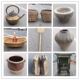 Collection of old folk objects, nostalgic miscellaneous wooden forks, washbasins, radios, baskets, docks and other antiques and old things.