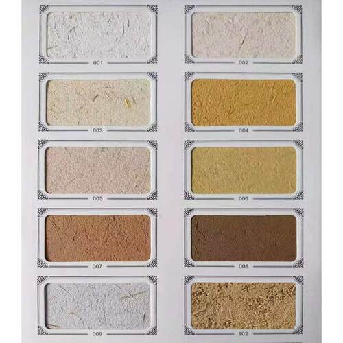 稻草漆夯土墙涂料生态黄泥巴墙面漆夯土涂料漆艺术室内外墙稻草泥 - 图0