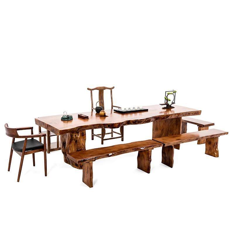 实木茶桌椅组合大板桌办公泡茶桌整板不规则茶台茶几厚板茶桌,淘宝优惠券,粉丝福利购,淘宝优惠卷