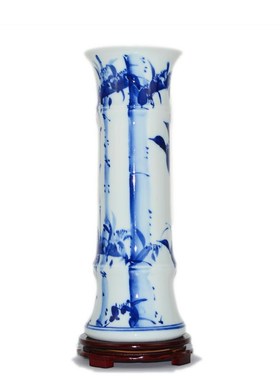 花瓶富贵竹专用陶瓷复古怀旧摆件客厅玻璃花瓶大口径加厚装饰品