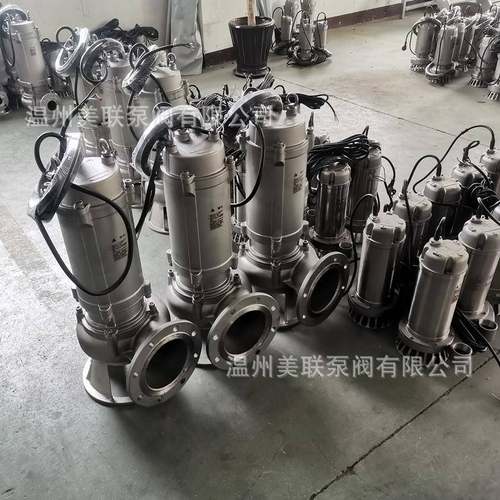 Q()-S全W153不锈钢污水物潜水电泵D带切搅匀、割装置 - 图2