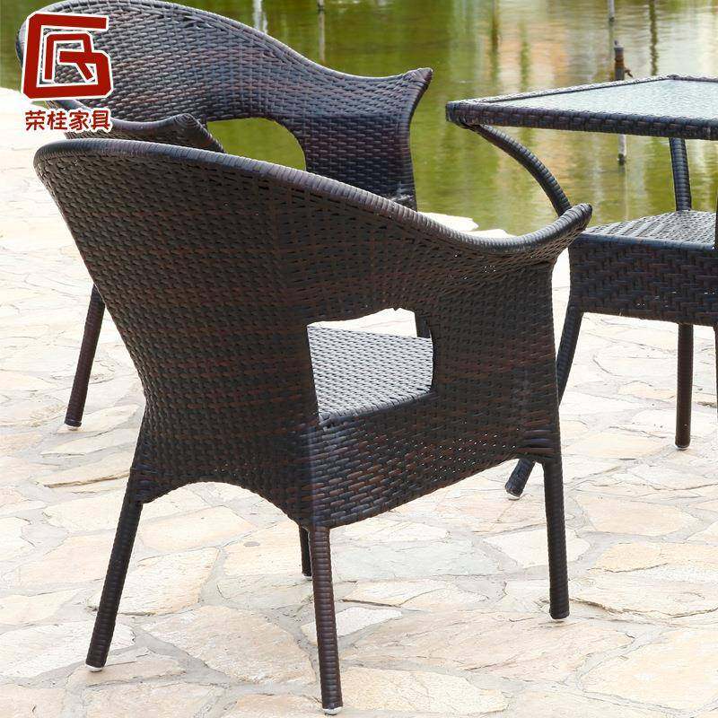 户外藤编桌椅小茶几简约现代庭院圆桌子休闲户外靠背椅桌子组合,淘宝优惠券,粉丝福利购,淘宝优惠卷