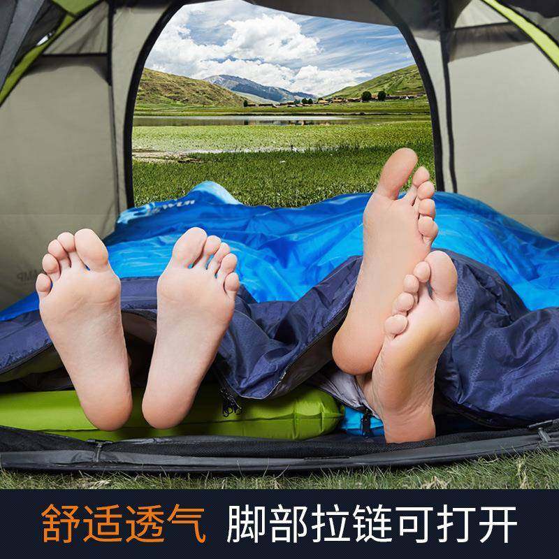 公狼户外露营成人睡袋秋冬季加厚防寒室内办公室午休野营双人睡袋,淘宝优惠券,粉丝福利购,淘宝优惠卷