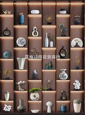 新中创意轻奢复古客厅式摆件居装饰视品SGB-6810酒柜电柜办公家室