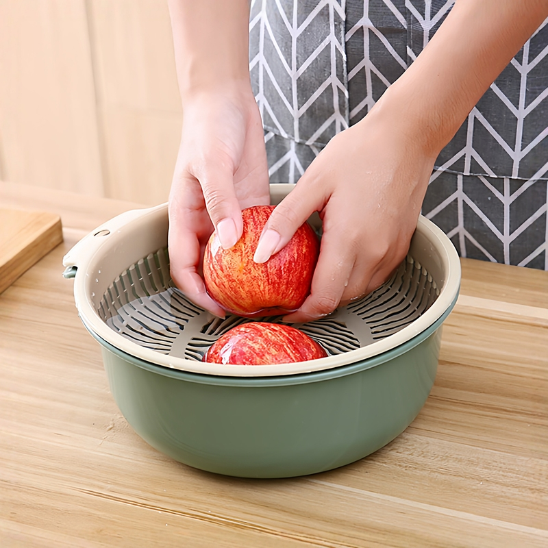 沥水篮网红盘子可旋转菜盘家用多功能水果盆果盘洗菜盘火锅菜盘,淘宝优惠券,粉丝福利购,淘宝优惠卷