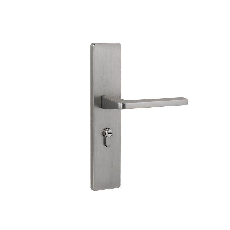 九固现代简约锌合金室内木门静音面板锁黑色家用加厚连体卧室门锁,淘宝优惠券,粉丝福利购,淘宝优惠卷