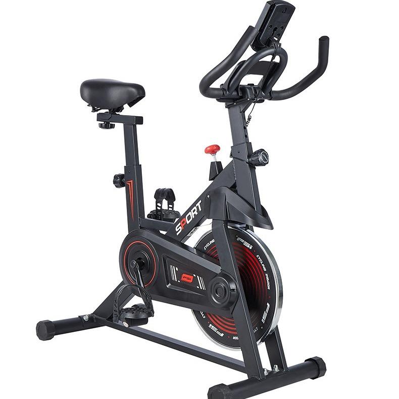 New shuttle magnetically controlled silent rechargeable spinning bike intelligent ten-speed resistance exercise bike fitness equipment