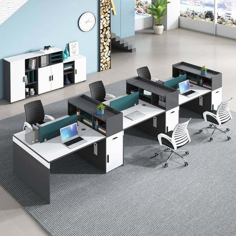 职员办公桌员工电脑桌椅组合员工办公桌2人/6人4人屏风工作位卡座,淘宝优惠券,粉丝福利购,淘宝优惠卷