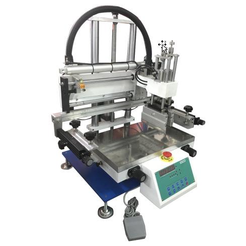 3050N pneumatic semi-automatic screen printing machine film film glass keyboard chassis shell manual flat screen printing machine