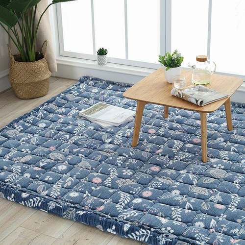 卧室地板爬行垫宝宝大号加厚拼接榻榻米法兰绒地毯垫家用厂家 - 图0