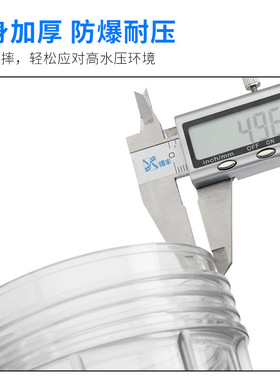 10寸滤瓶前置过滤器家用净水器2/4分接头PP棉配件通用滤芯滤桶