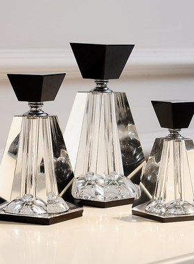 欧式水晶玻璃香水瓶摆件 样板房摆件酒柜梳妆台香水瓶装饰瓶摆件