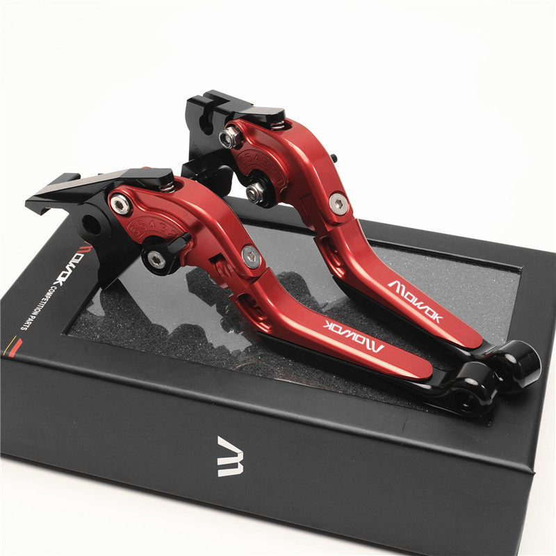 适用高金THOR1000 2022年改装铝合金伸折刹车牛角离合手把拉杆 - 图1