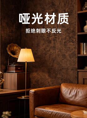 做旧色属金贴ZMY-2026纸铁锈红墙纸鎏金艺术漆贴膜护板改膜斑驳墙