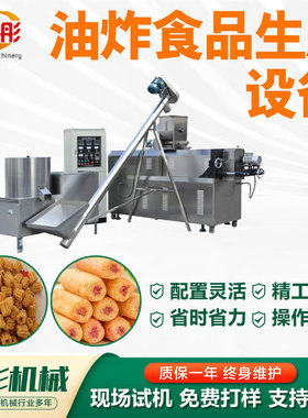 油炸食品生产设备薯条薯片锅巴休闲膨化食品油炸食品生产设备