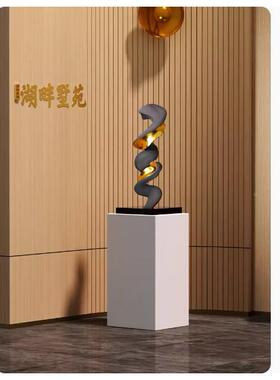 艺贝抽象轻奢雕塑酒落地摆件大店大子堂装饰型摆件玄关售楼DS-202