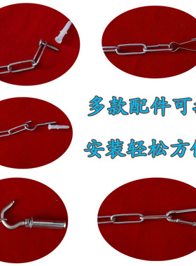 铁链条吊灯链条细镀锌铁链灯笼挂链灯具标牌吊链悬挂铁链子不焊接