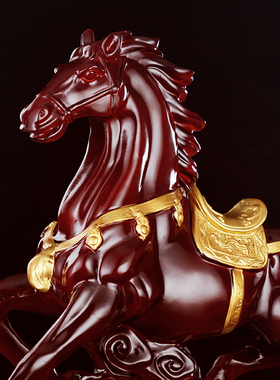 招财装饰品摆件马酒客厅柜电视柜酒柜摆设书架办公室桌家居工艺品