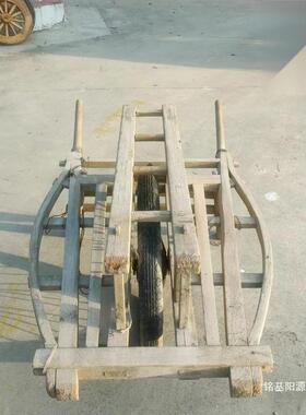 院老式手推车老物件民俗车旧老10096801式独轮农家民间收藏怀装饰