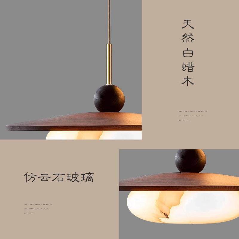 225新款感民宿厅吊灯三头胡餐石桃色实木中古风饭厅81017仿0云led,淘宝优惠券,粉丝福利购,淘宝优惠卷