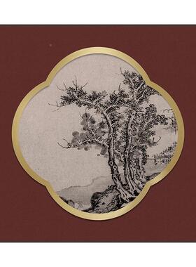 电表装箱源饰画新中式免打孔BQSZ1626酒客厅遮挡开关盒电店配电闸