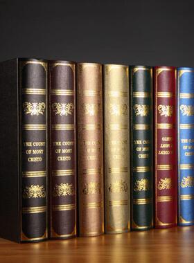 欧式仿真书假书装饰书摆件书房道具书装饰品酒店创意摆设家居饰品