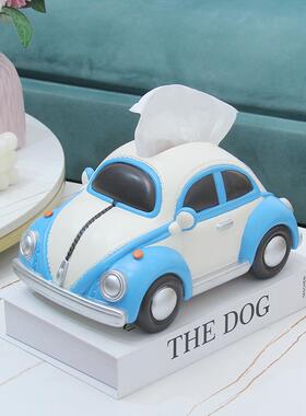 汽车纸装巾客盒高档轻奢餐巾BN-103纸收纳厅可爱家用卡通抽纸盒饰