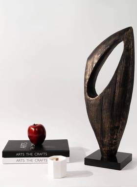 现展代售楼处关雕塑艺术品板房厅GT-A071酒店大堂前台抽象装饰摆