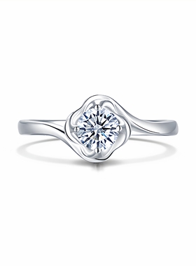 告白戒指=培育钻石+925银