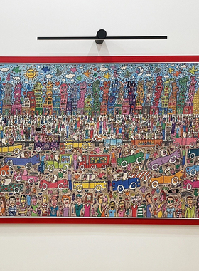 5000片画框立体相框悬浮实木框架拼图框复古挂墙送胶水配有机玻璃