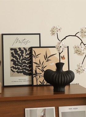 中古风入户门玄关鞋柜家居电视柜台面装饰品机械翻页时钟复古摆件