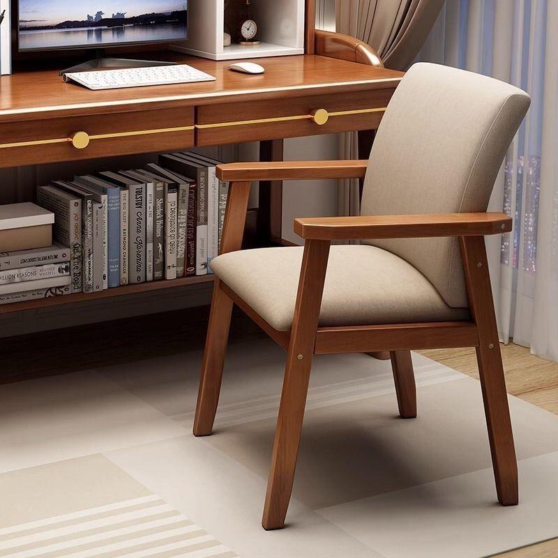 Chair back solid wood desk chair computer chair home simple student children's study chair writing office chair stool