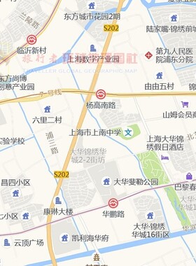 超大巨幅 上海市区地 图订制定做 城市城区海报2021新版装饰画芯
