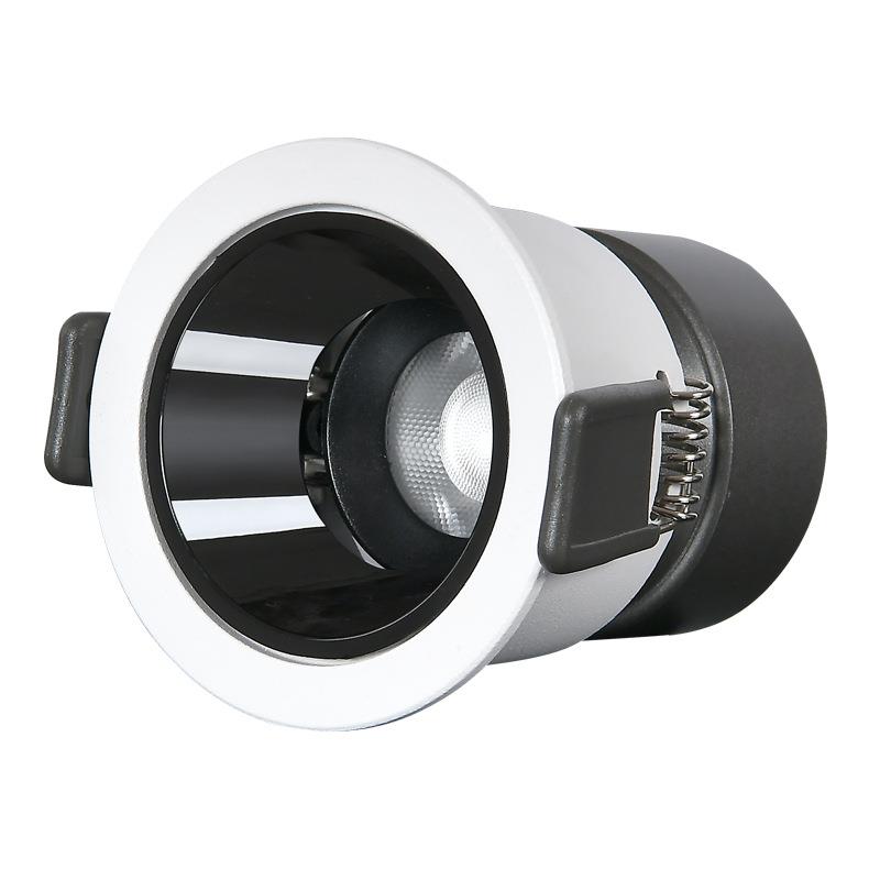 Hill spotlights embedded anti-glare wall washing spotlights home extremely narrow frame led ceiling lights downlights living room