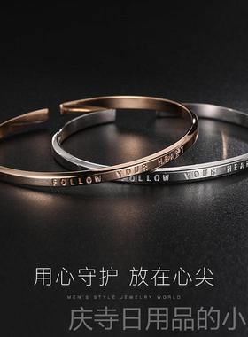 高档抖纯正纯手男士潮牌音男士银手炼韩式潮牌炼男士潮牌设计银流