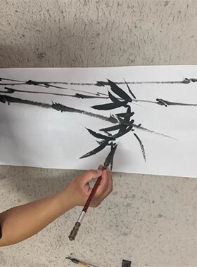 梅兰竹菊四条屏挂画中式客厅沙发背景墙壁画茶室书房四联花鸟装饰
