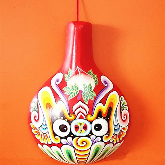 鼎麓 民间工艺品 手绘马勺脸谱 宝鸡社火脸谱 陕西文化艺术品挂件