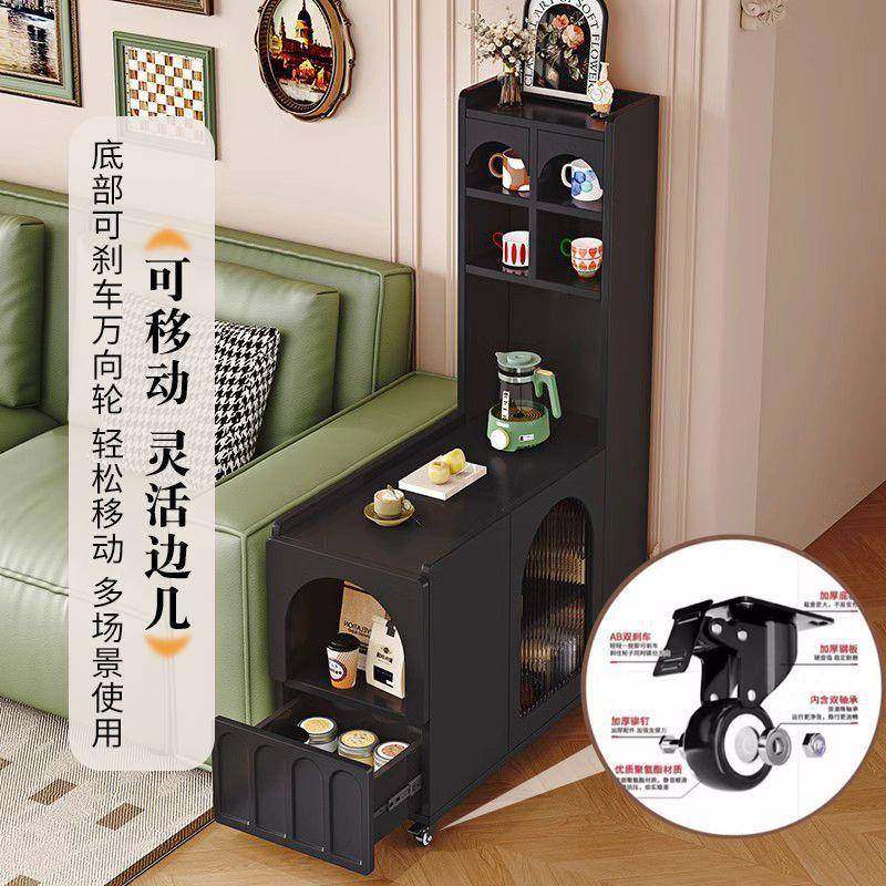 实木沙发边几收纳柜侧边柜夹缝柜家用客厅茶水柜小户型角柜置物柜,淘宝优惠券,粉丝福利购,淘宝优惠卷